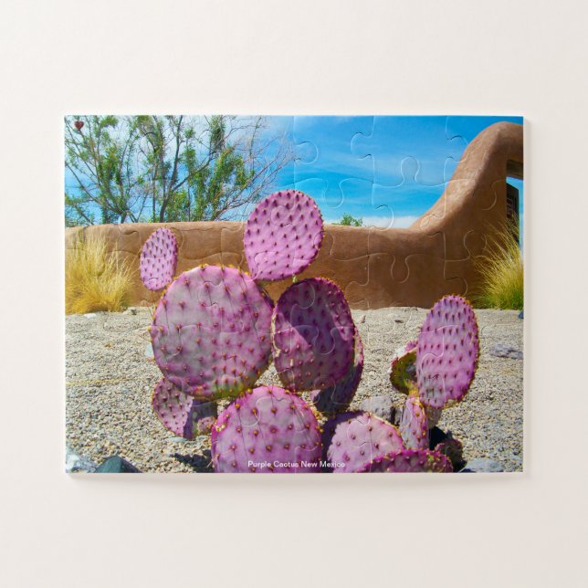 Puzzle Purple Cactus Nouveau-Mexique (Horizontal)