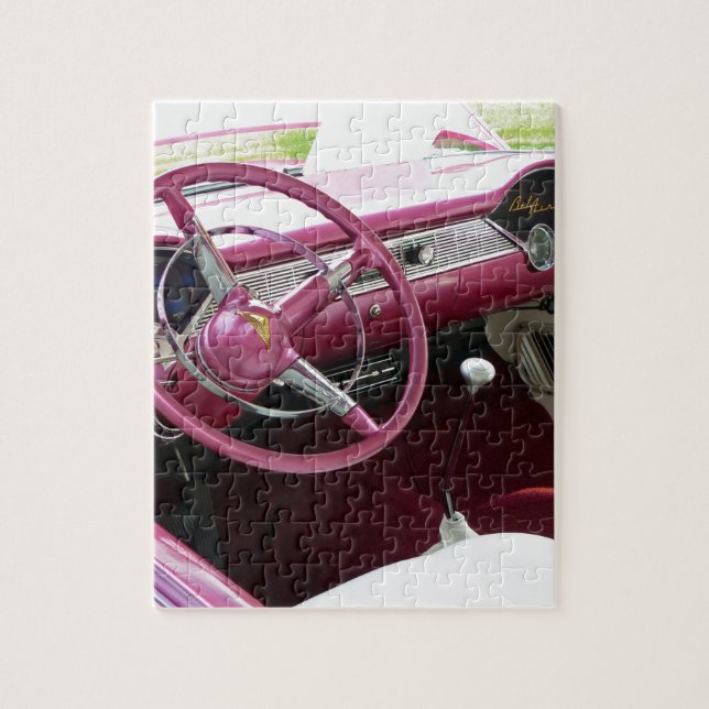 Puzzle Purple Chevy Bel Air (Vertical)