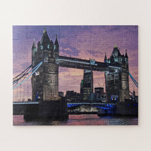 Puzzle Purple London Tower Bridge