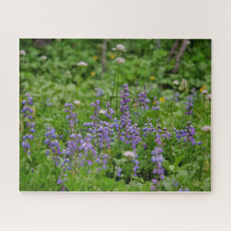 Puzzle Purple Wild Flowers