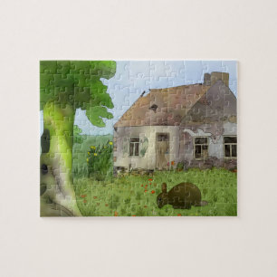 Puzzle Puzzel personnes âgées la maison