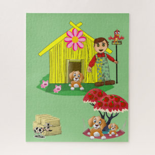 Puzzle Puzzers Fermier Cow Pigs Fermier