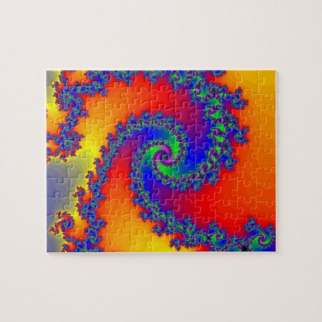 Puzzle Puzzle: Conception fractionnée spirale (Horizontal)