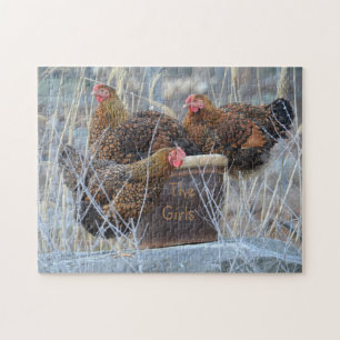 Puzzle "Puzzle de poulet des filles"