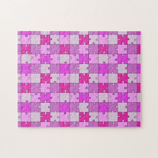 Puzzle-Puzzle-Herausforderung Pink (Horizontal)