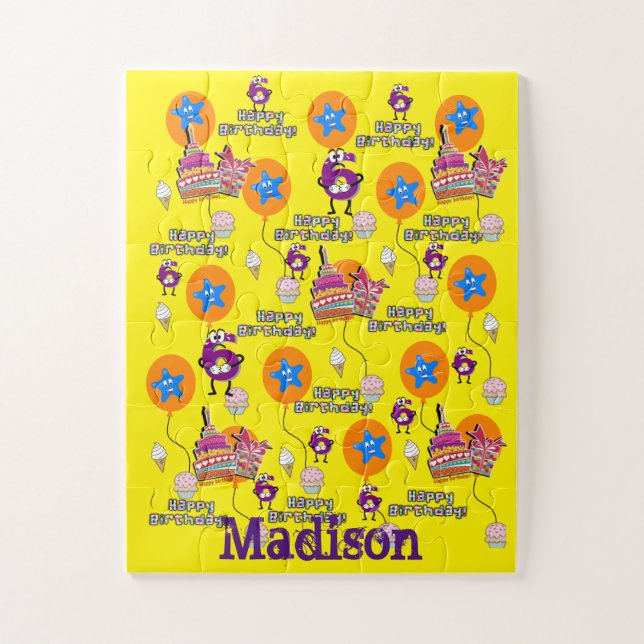 Puzzle Puzzles, Joyeux 6e anniversaire, #6 Anniversaire J (Vertical)