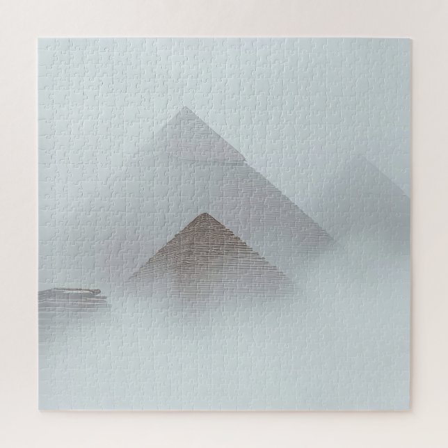 Puzzle Pyramides dans la Brume (Vertical)