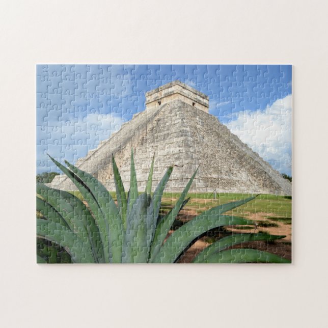 Puzzle Pyramides du Mexique. (Horizontal)
