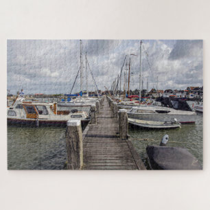 Puzzle Quai avec bateaux et yachts à Marken Pays-Bas J