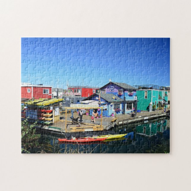 Puzzle Quai des pêcheurs Victoria Colombie-Britannique Ca (Horizontal)