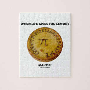 Puzzle Quand la vie vous donne les citrons font pi