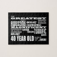 quarantième Ans de fête d'anniversaire plus grands