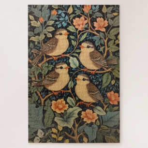 Puzzle Quatre Bébés mignons Oiseaux Nature Inspiré