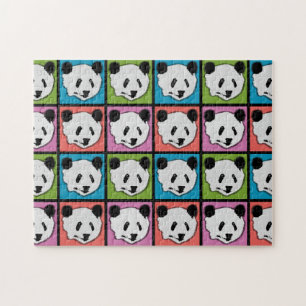 Puzzle Quatre ours pandas géants