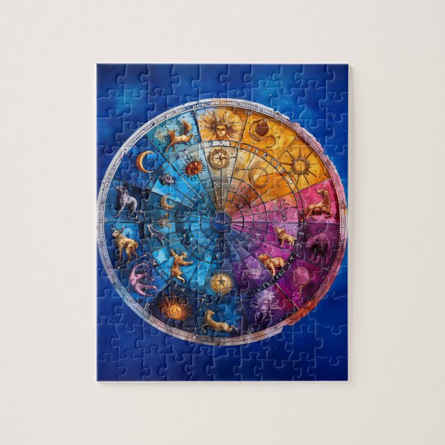 Puzzle Quebra-Cabeça (Puzzle) Todos os Signos (Vertical)