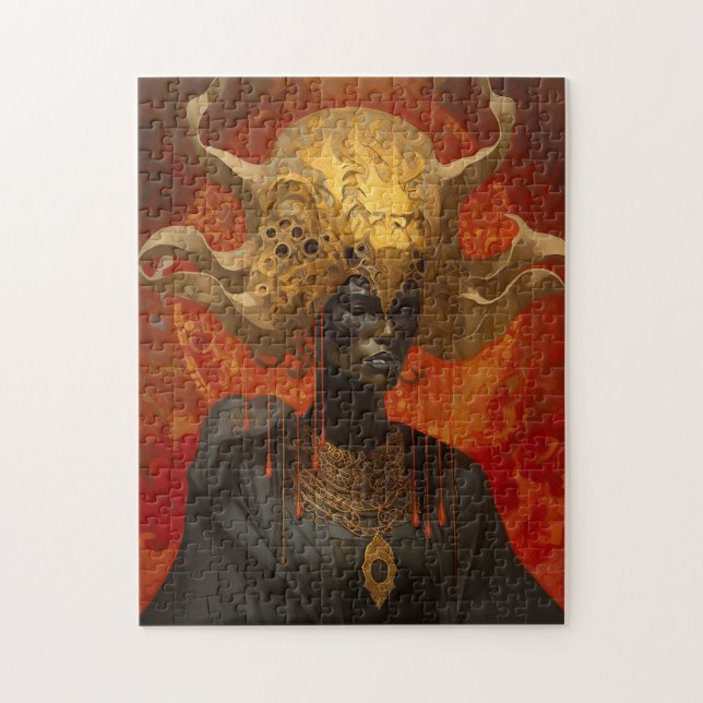 Puzzle Queen Goddess Imaginaire Art (Vertical)