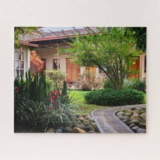 Puzzle Quiet Courtyard Garden in Cobán, Guatemala – Peace