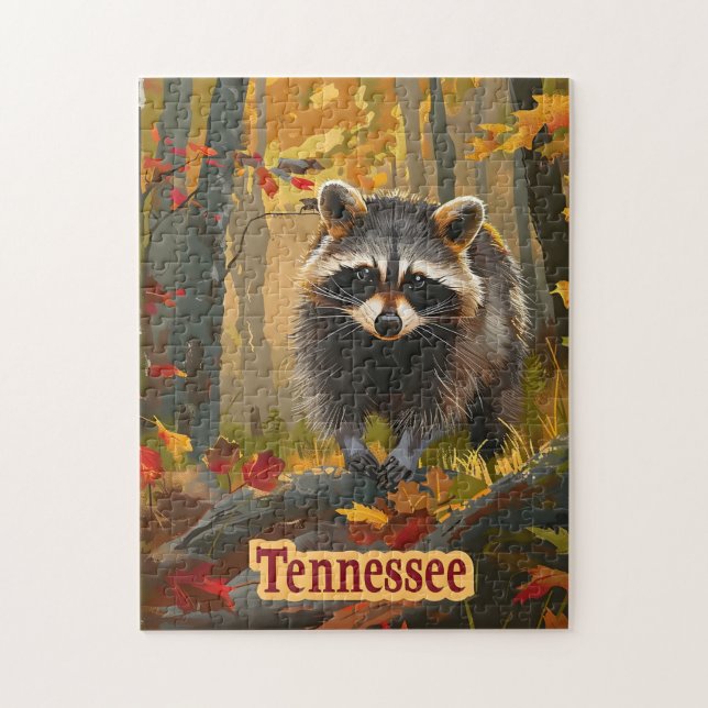 Puzzle Raccoon du Tennessee (Vertical)