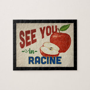Puzzle Racine Wisconsin Apple - Vintage voyage