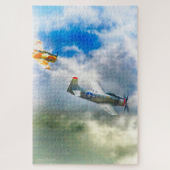 Puzzle RAIDERS DE LA FORCE AÉRIENNE DE 2ème guerre mondia (Vertical)