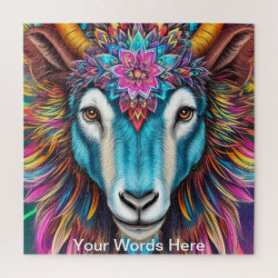 Puzzle Rainbow Garden Neon Psychedelic Wildlife Nature