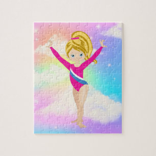 PUZZLE RAINBOW GYMNASTICS GYMNAST PUZLE