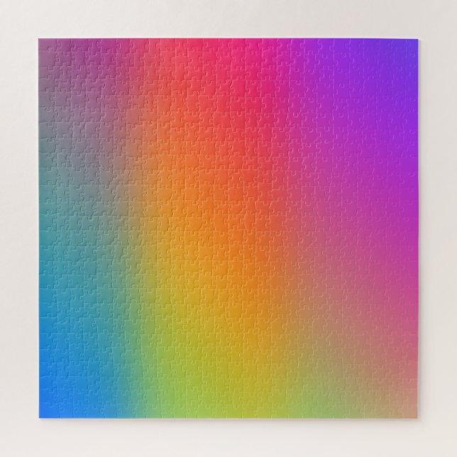 Puzzle Rainbow Heatwave Ombre (Vertical)