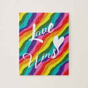 Puzzle Rainbow Love gagne