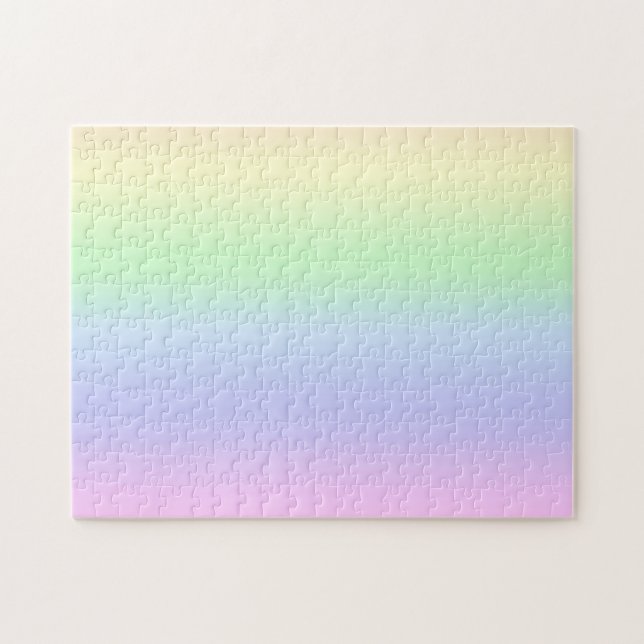 Puzzle Rainbow Pastel (Horizontal)