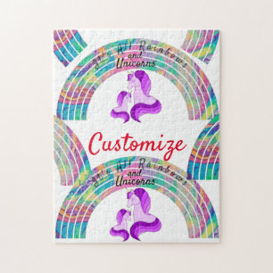 Puzzle Rainbows psychédélique et Unicorns Thunder_Cove