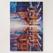 Rainy City Puzzle, 16" x 20", 520 pièces