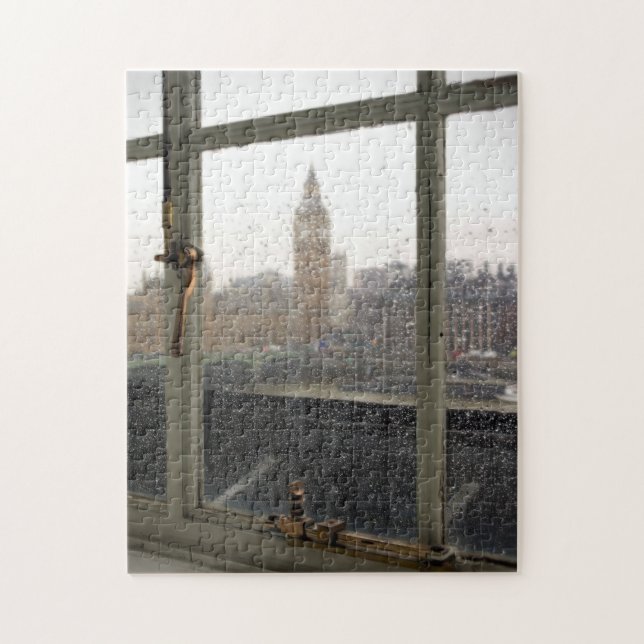 Puzzle Rainy Day View de Big Ben - 11x14 - 252 pc (Vertical)