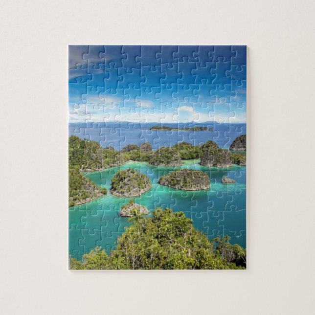 Puzzle Raja Ampat paradis îles tropicales (Vertical)