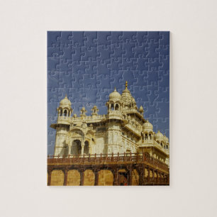 Puzzle Rajasthan, Inde Une femme debout à et accient