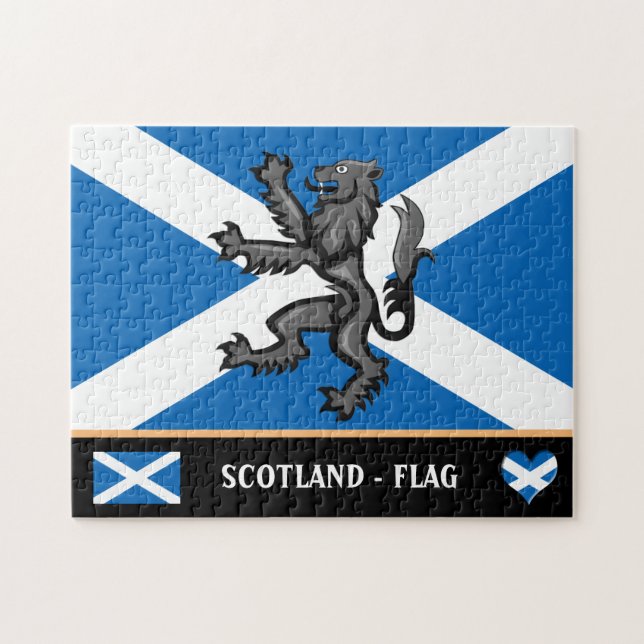 Puzzle & Rampant / Schottland (Horizontal)