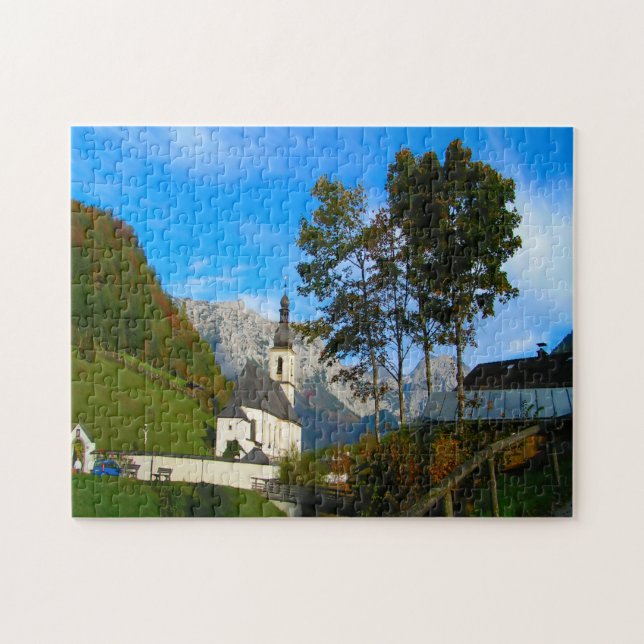 Puzzle Ramsau Berchtesgadener Allemagne. (Horizontal)