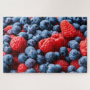Puzzle Raspberries et Blueberries