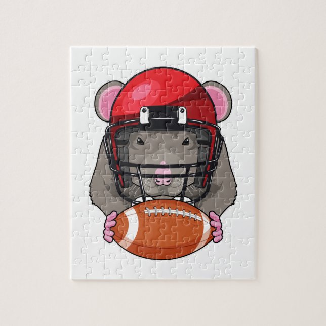Puzzle Rat au football (Vertical)