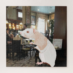 Puzzle Rat Waiter surréaliste