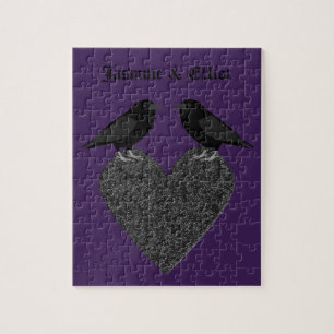 Puzzle Ravens gothiques et Black Heart Custom