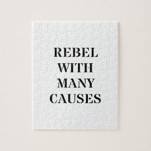 Puzzle Rebel avec de nombreuses causes