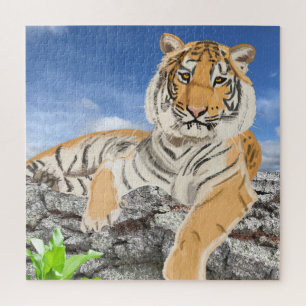 Puzzle Recaler le tigre