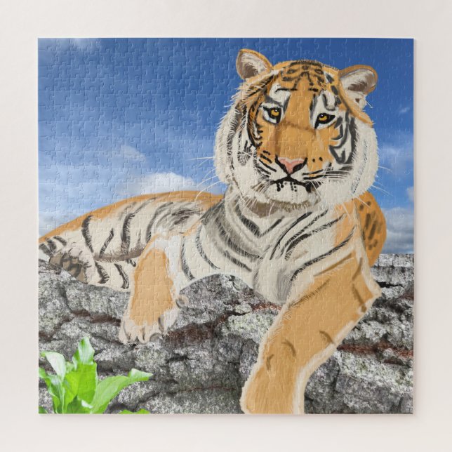 Puzzle Recaler le tigre (Vertical)
