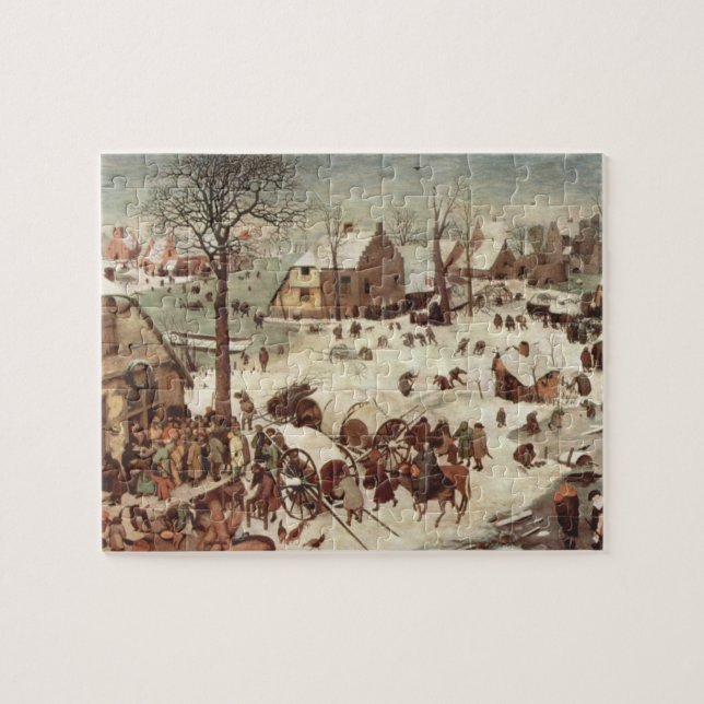 Puzzle Recensement à Bethlehem par Pieter Bruegel (Horizontal)