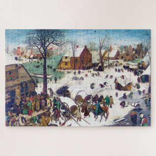 Puzzle Recensement à Bethlehem, Pieter Bruegel