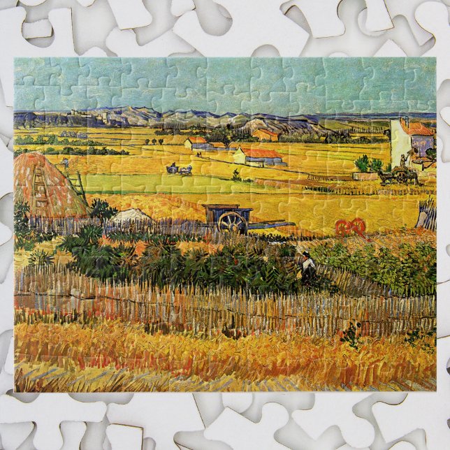 Puzzle Récolte à La Crau, Montmajour par Vincent van Gogh (Créateur téléchargé)