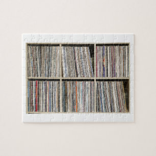 Puzzle Records Vinyl Albums Record Collection Shelter