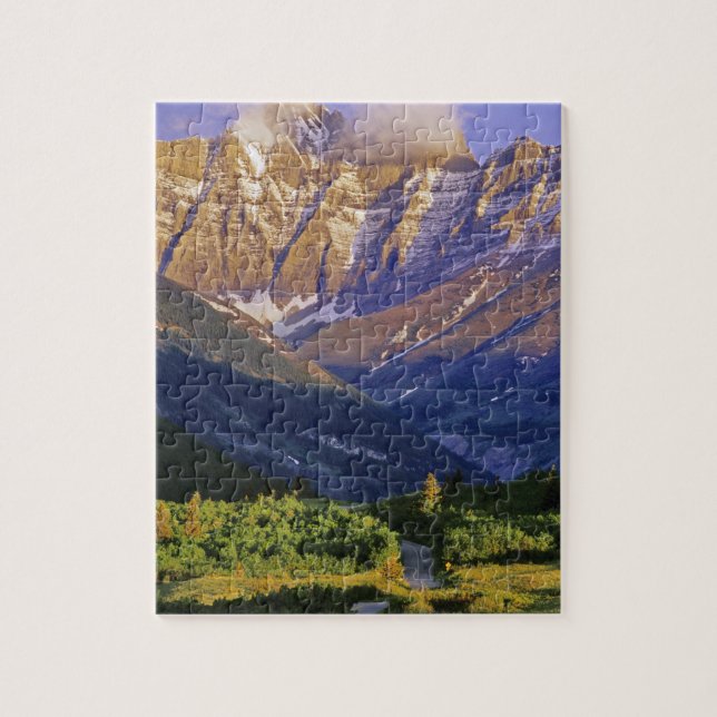 Puzzle Red Rock Road dans le parc national des Lacs-Water (Vertical)