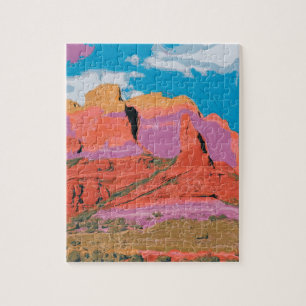 Puzzle Red Rock, Sedona, Arizona, Art moderne