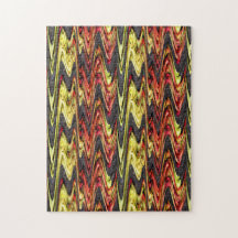 Red Yellow Apple Garden Abstract